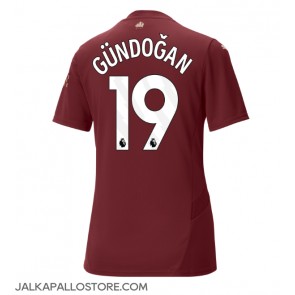 Manchester City Ilkay Gundogan #19 Kolmaspaita Naisten 2024-25 Lyhythihainen